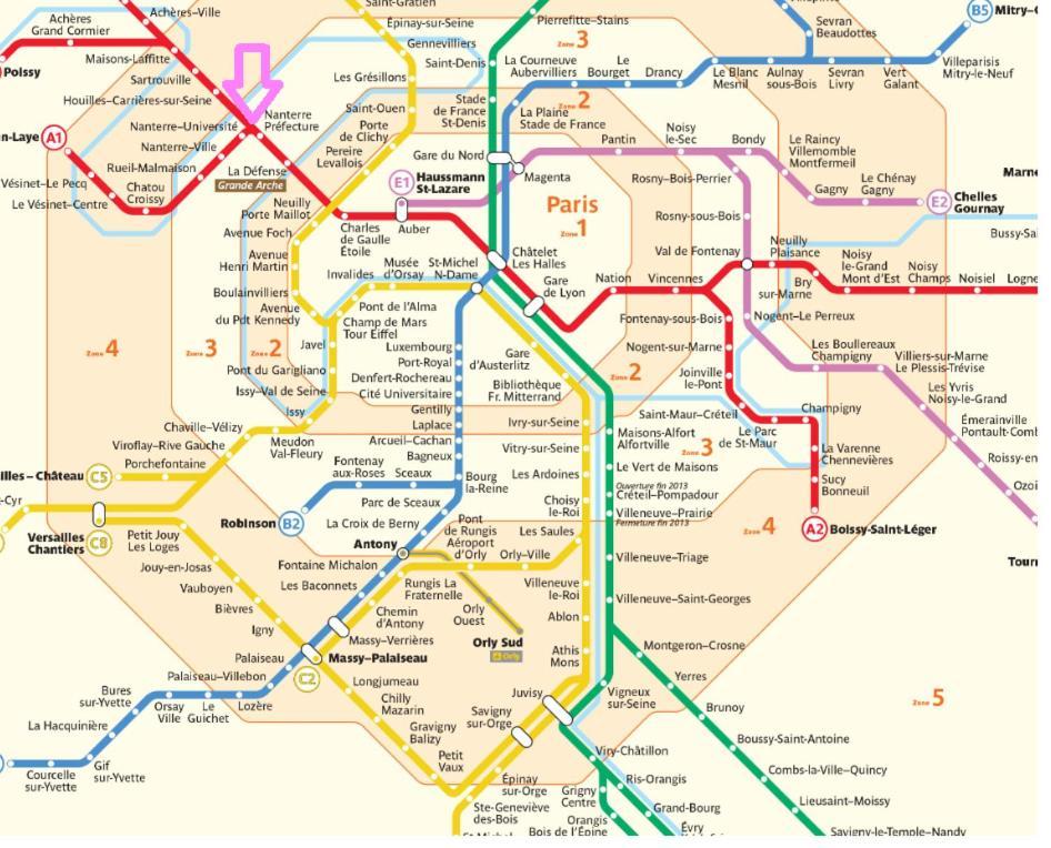 Séjour chez l'habitant Comfortable In Near La Defense Arena And Paris With Very Good Wifi